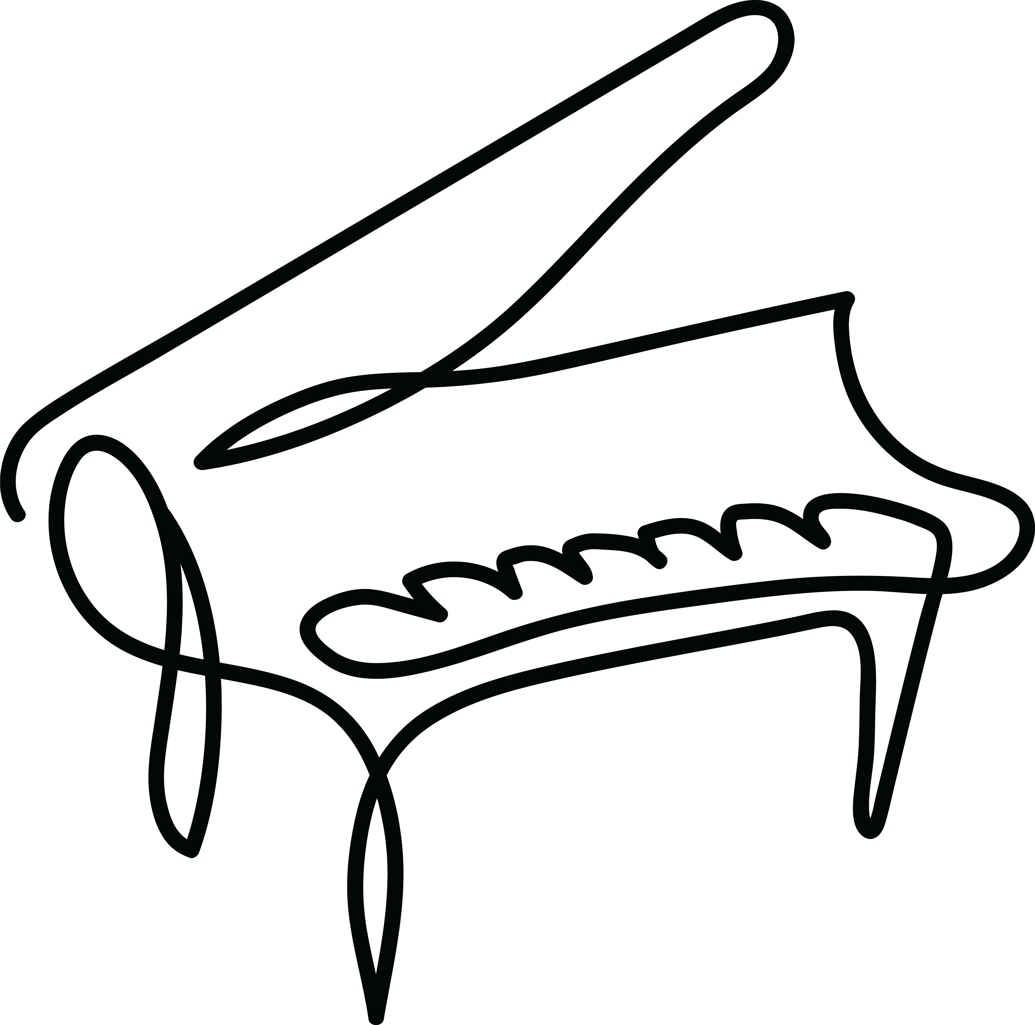 Piano Keys Tattoo