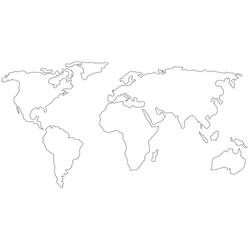 World Map Tattoo Design