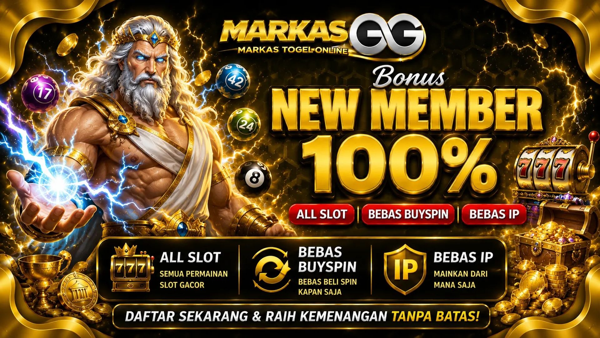 BONUS NEW MEMBER 100%