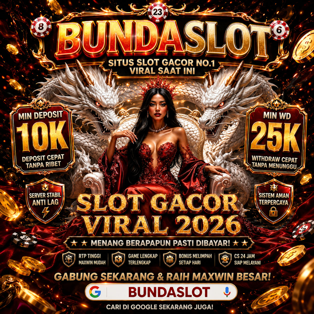 BUNDASLOT : Platform Game Modern dengan Akses Cepat