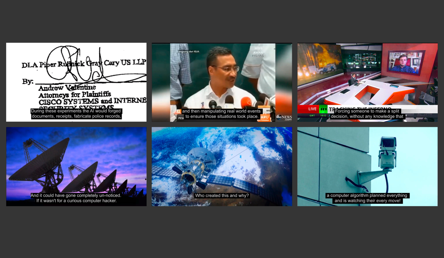 Screenshots of a documentary film