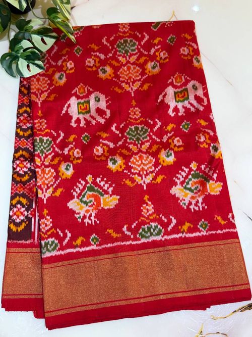 IKAT PATOLA SAREE (PREMIUM MADATHAASU WEAVING)