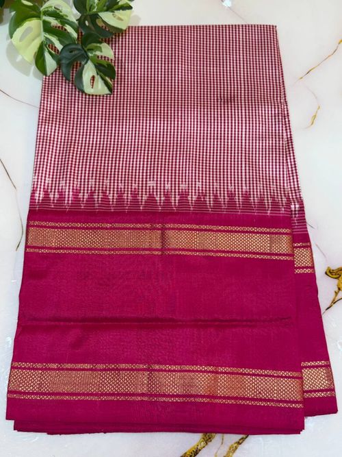 Rose Checker Ikat