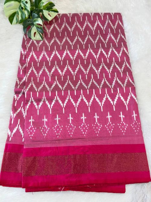 Rose Pink Chevron Patola