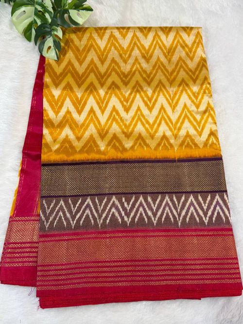 Mustard Maroon Patola