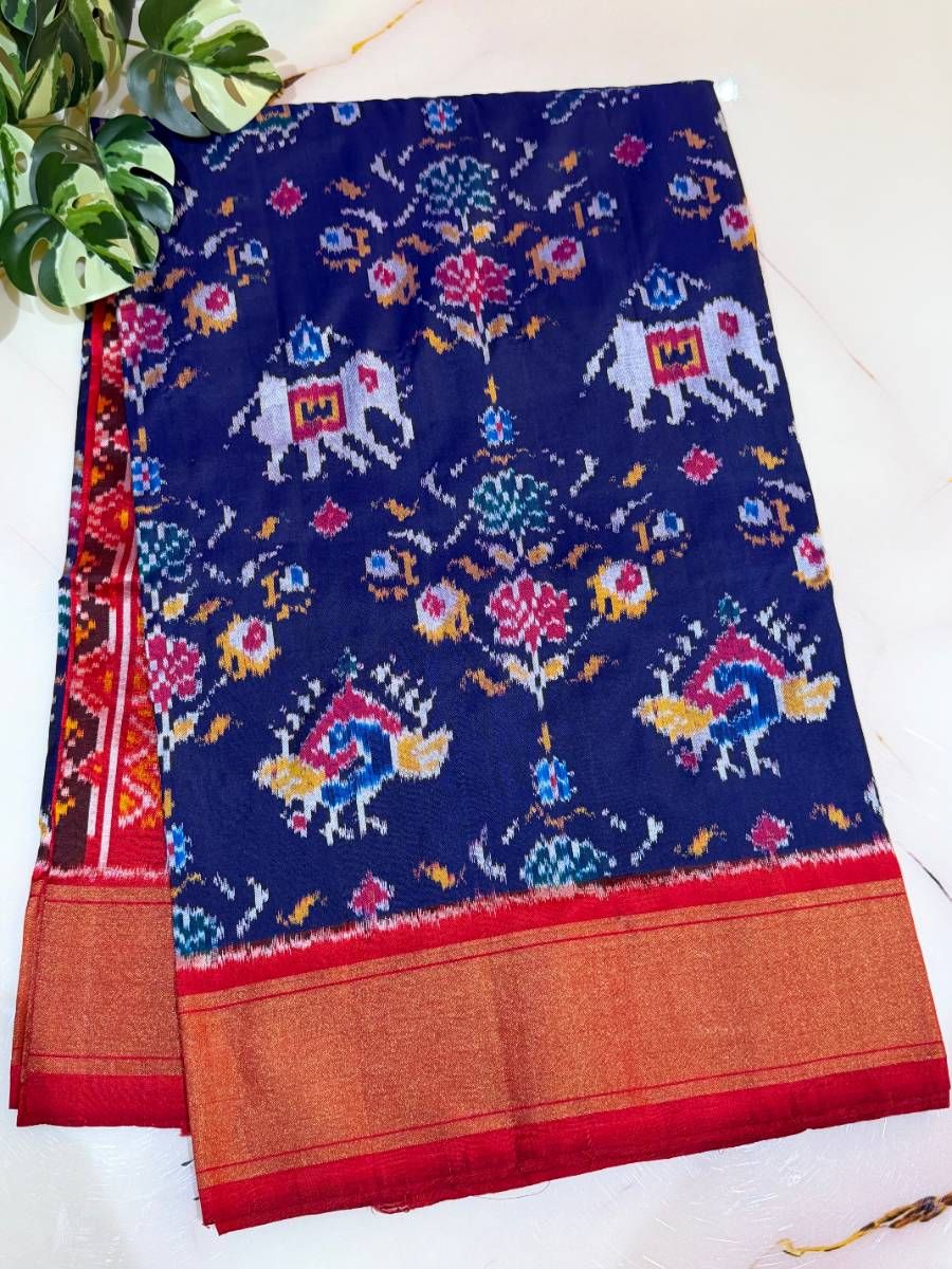 IKAT PATOLA SAREE (PREMIUM MADATHAASU WEAVING)