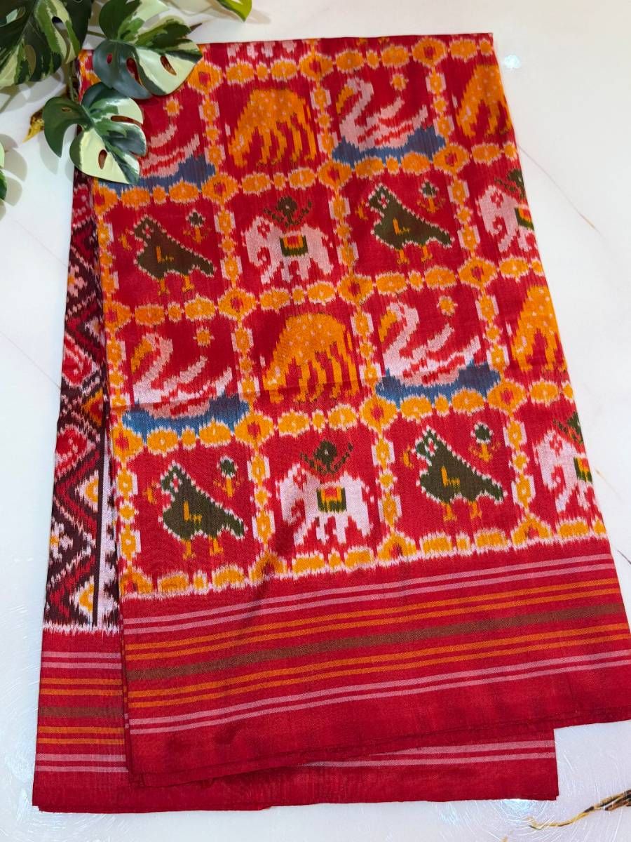 IKAT PATOLA SAREE (PREMIUM MADATHAASU WEAVING)