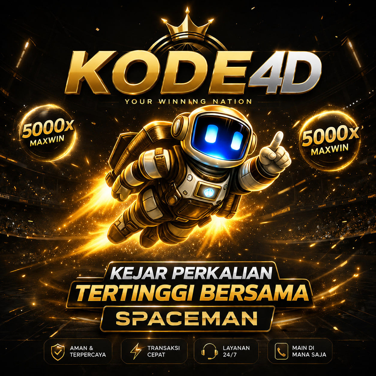 KODE4D: Gameplay Super Game Gaming Hari Ini Cocok Buat Push Rank Bareng Teman