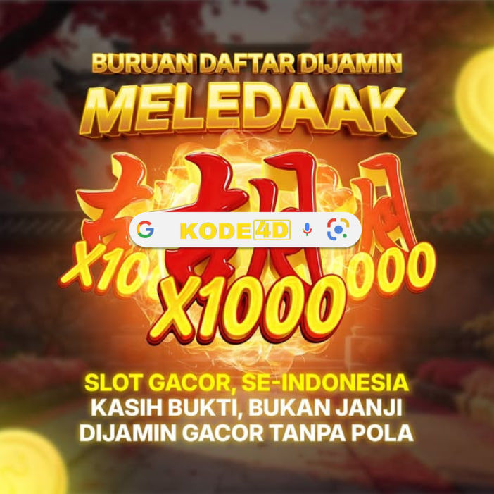 KODE4D > Slot Terbaru 2026 Paling Gacor dengan RTP Tinggi Pola Mudah JP dan Peluang Maxwin image 1