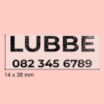 Clothing Stamp for Sale - Buy Labels online in South Africa - Lulu Labels