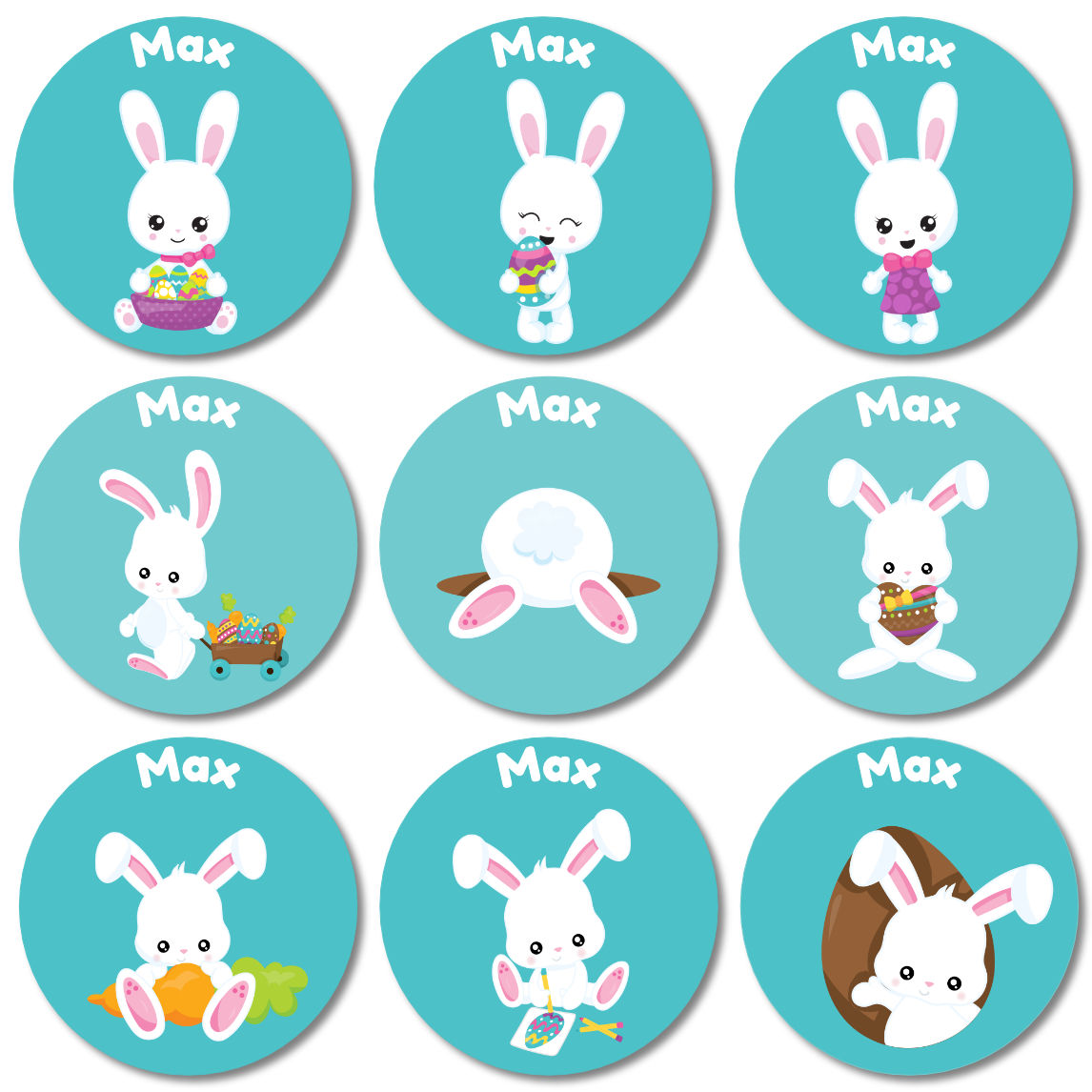 Easter Hunt Stickers - Bunny for Sale - Buy Labels online in South