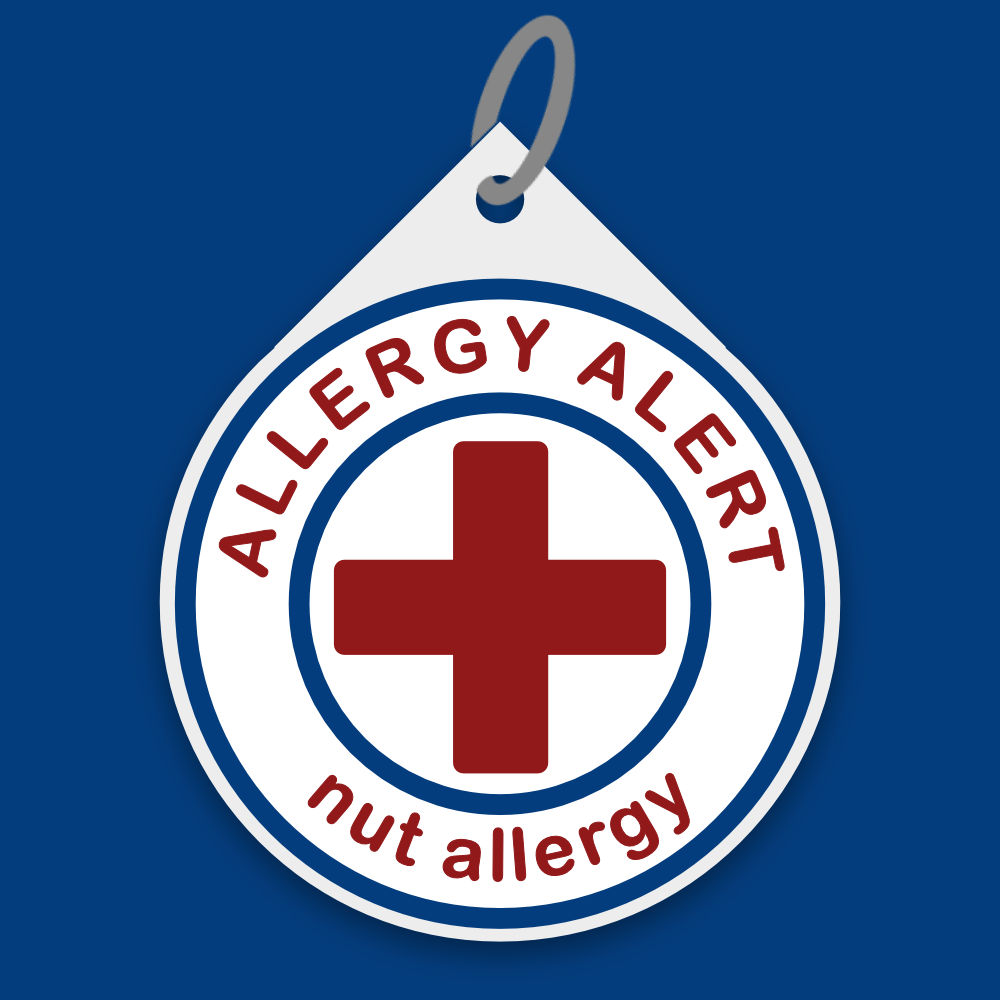 Allergy tag front