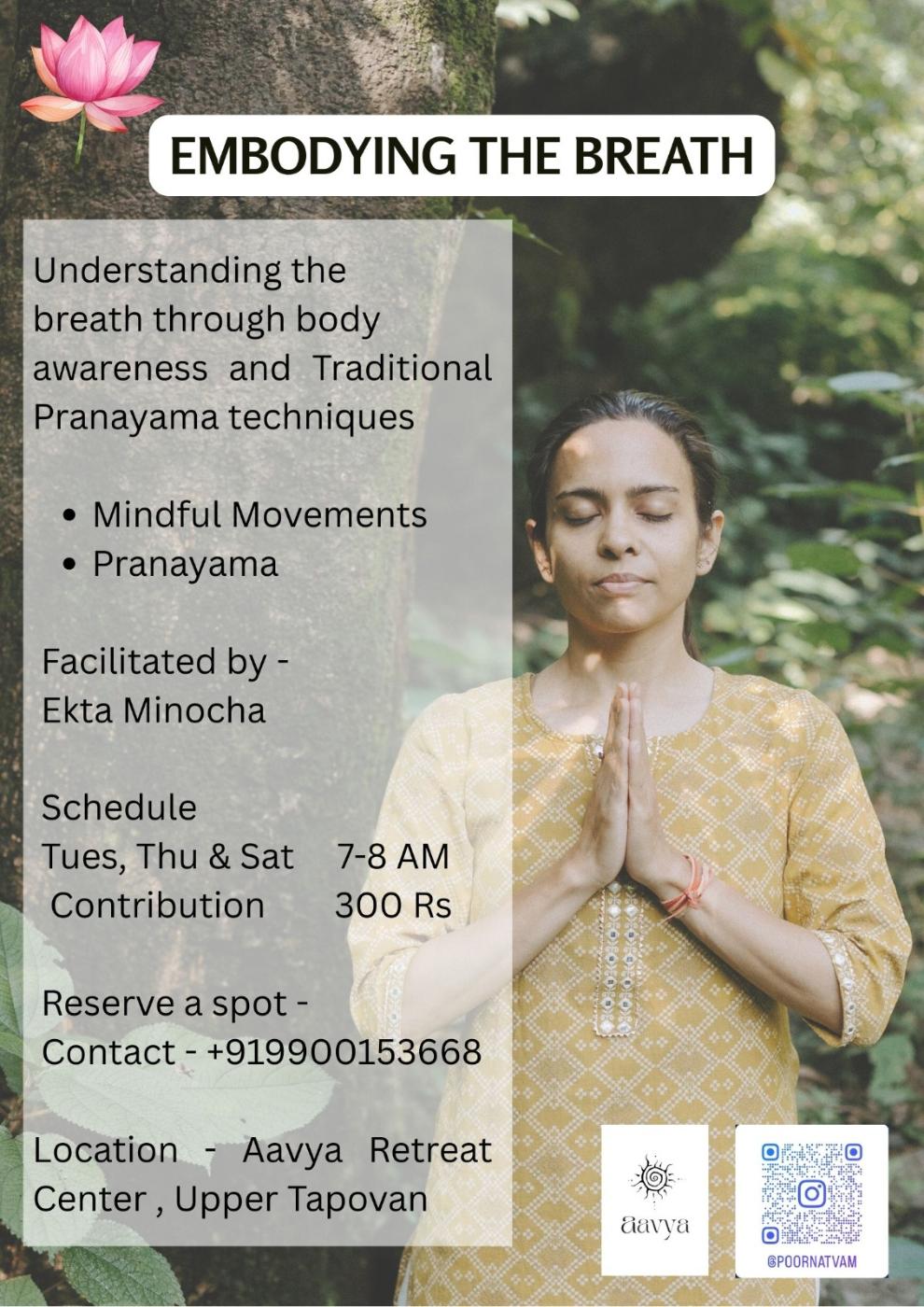 Event image for MORNING PRANAYAM PRACTICE