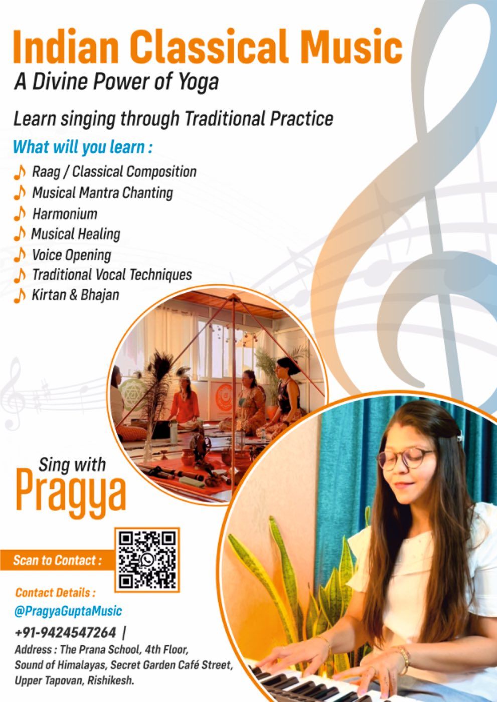 Event image for Singing and Harmonium Classes - Indian Classical Music