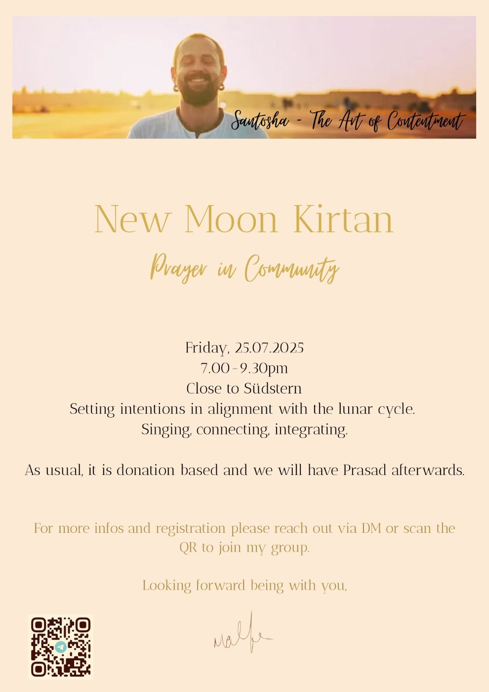 Event image for Neumond Kirtan – Gebet in Gemeinschaft