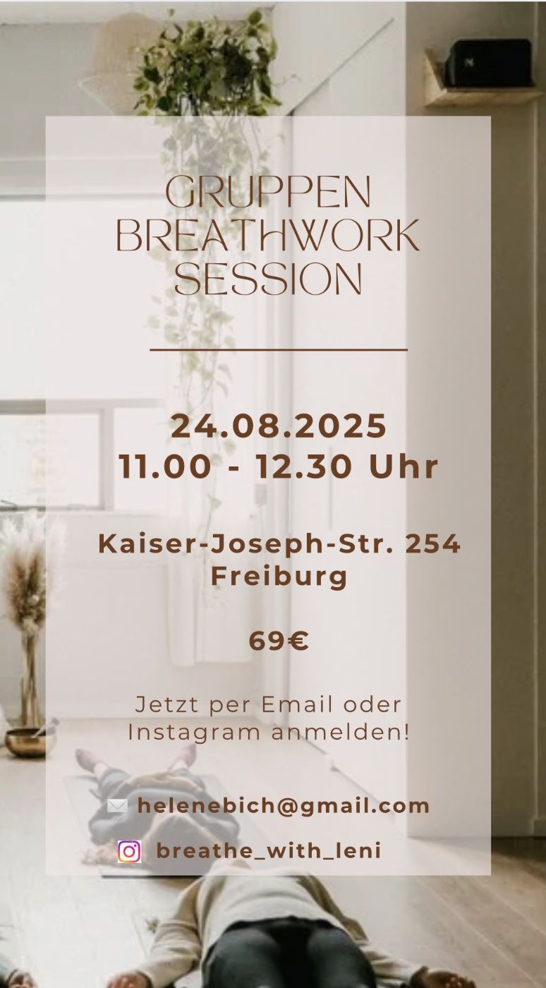 Event image for 🌬️ Breathwork Group Session Freiburg 🌿