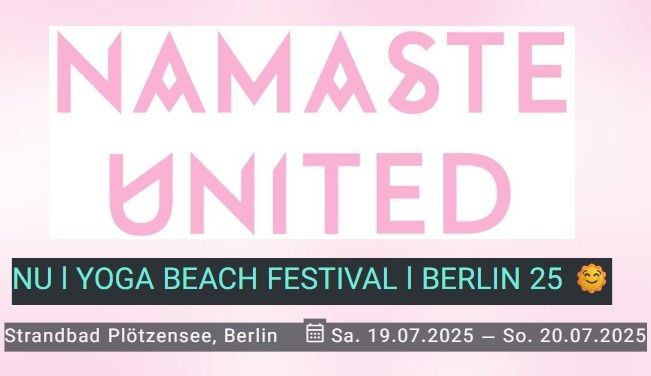 Event image for NU l YOGA BEACH FESTIVAL l BERLIN 25 🌞