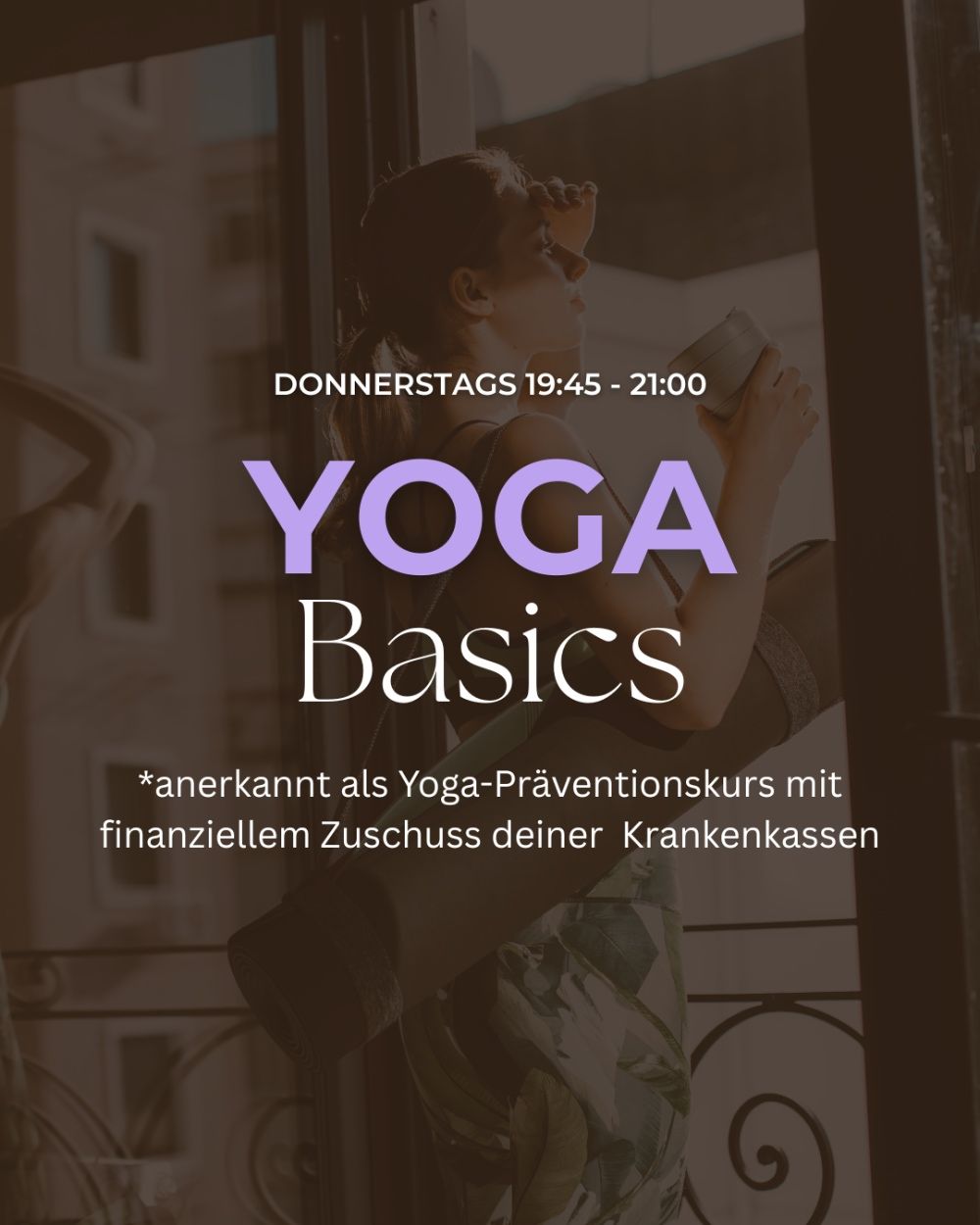 Event image for Yoga & Prävention: Yoga für AnfängerInnen & Wiedereinsteiger