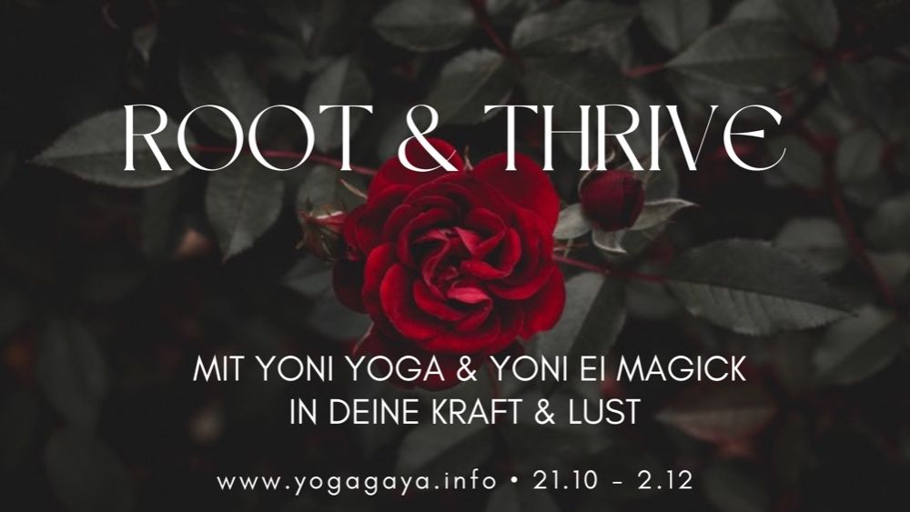 Event image for Root & Thrive - Yoni Yoga & Yoni Ei Kurs