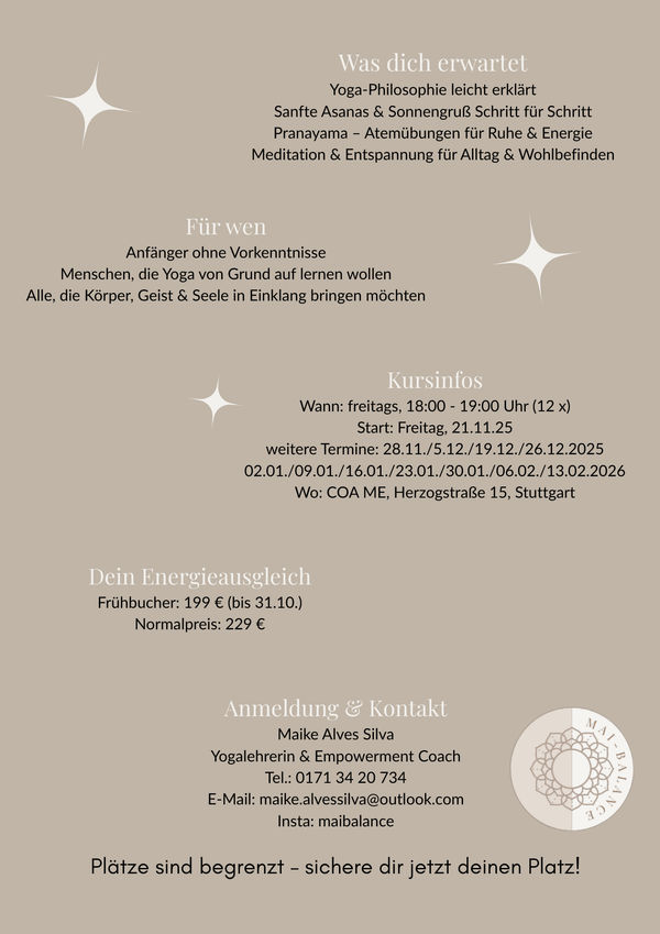 Neuer Yoga-Kurs im CoaMe – Image 1