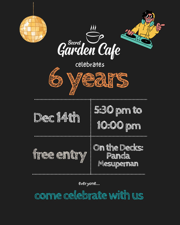 Secret Garden Café Anniversary Party – Image 1