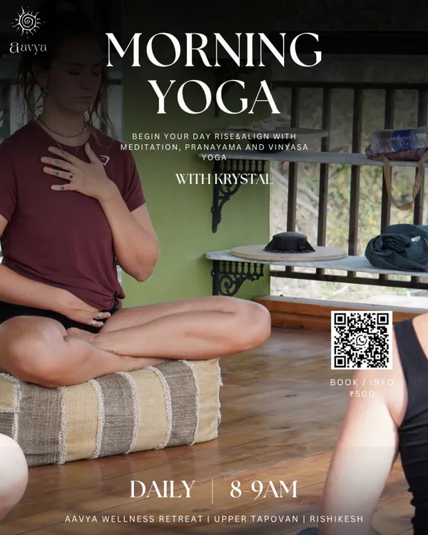 Event image for Morning Yoga | Rise&Align | Meditation | Pranayama | Vinyassa