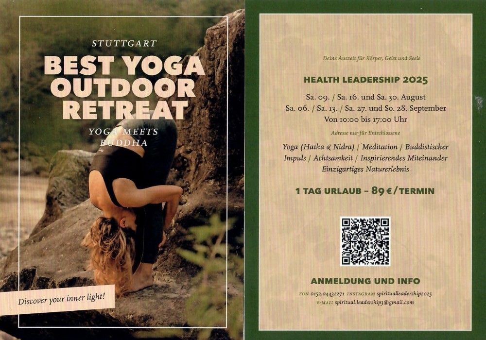 Event image for BEST OUTDOOR MEDITATION YOGA NATUR RETREAT STUTTGART