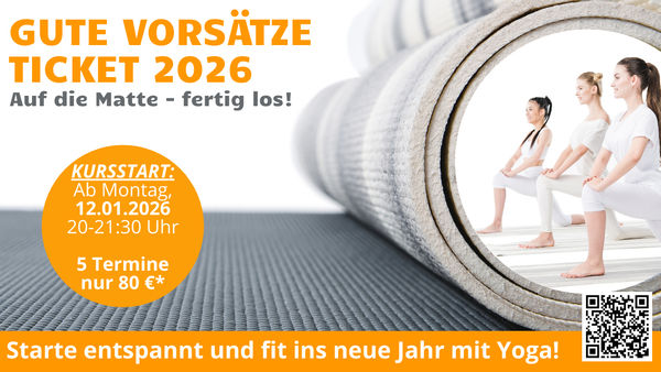 ✨ Starte entspannt ins neue Jahr – mit dem „Gute Vorsätze Ticket“! ✨ S-Hofen 20 Uhr – Image 1