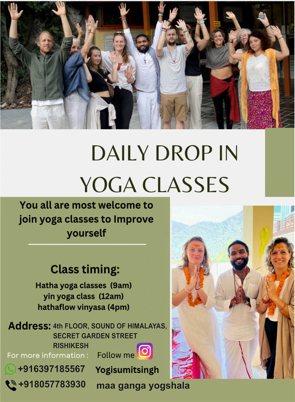 Daily Yoga Drop-In Classes (Mon–Sun) – Image 1
