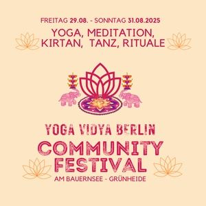 Event image for Yoga Vidya Berlin - Community Festival