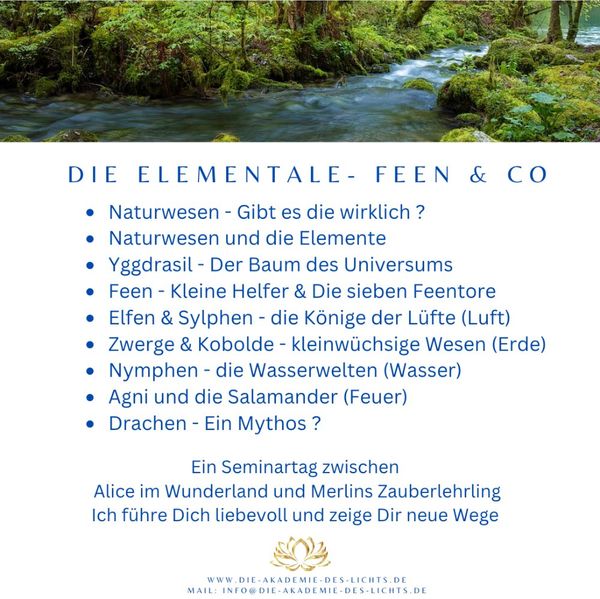 Naturwesen - Elementare, Feen und Co – Image 1