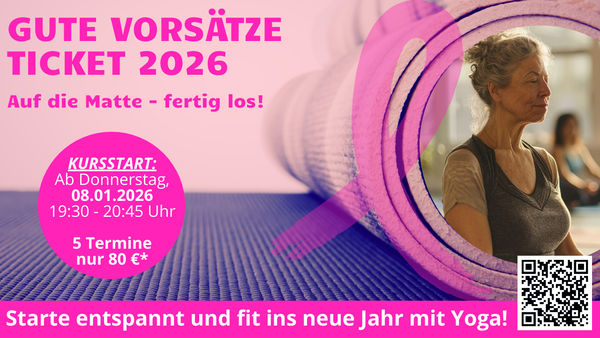 ✨ Starte entspannt ins Jahr 2026 – mit Yoga, das dich auf deinem Weg bei oder nach einer Krebserkrankung liebevoll begleitet. 💛 – Image 1