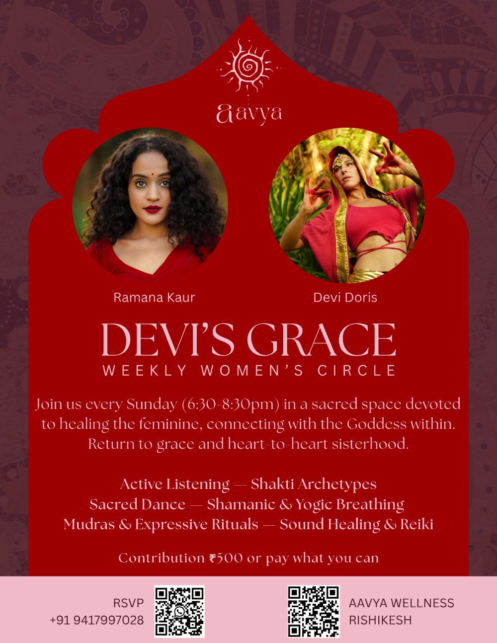 Event image for Devi’s grace ( Weekly Women’s Circle )