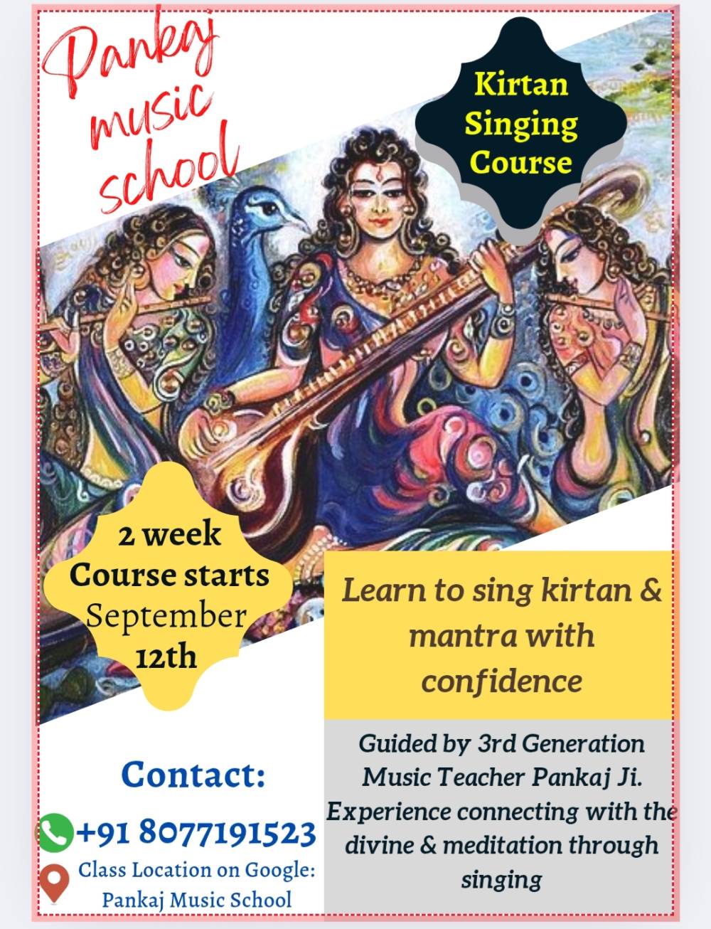 Event image for Kirtan course 