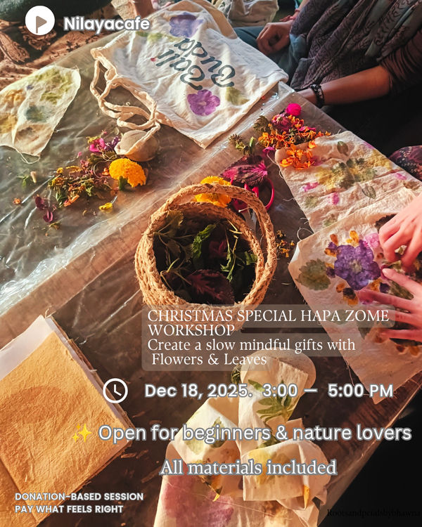 Christmas special hapa zome workshop – Image 1
