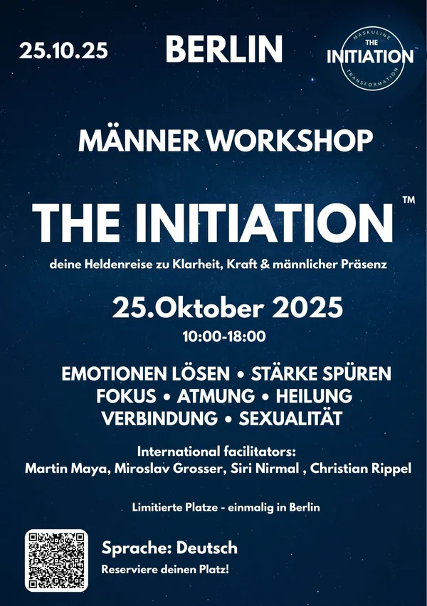 Event image for TAGESWORKSHOP für Männer THE INITIATION