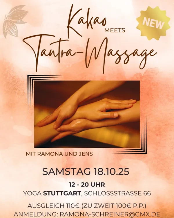 Event image for Kakao meets Tantra - Massagespecial 🙌