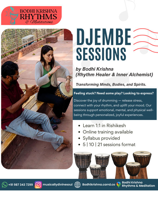 LEARN DJEMBE with Bodhi Krishna – Image 1