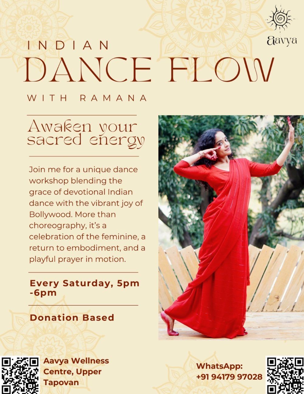 Event image for Indian Dance flow with Ramana