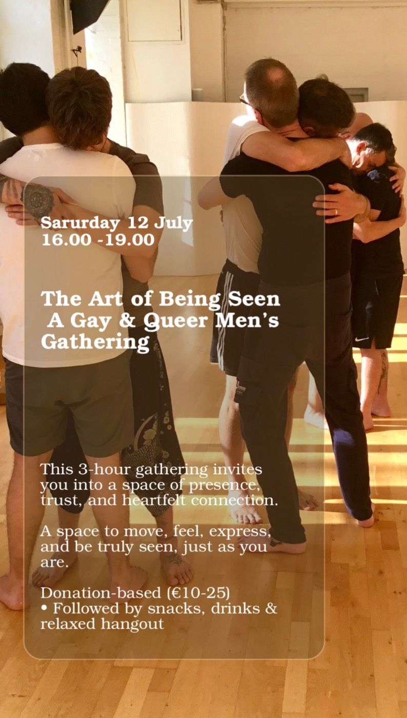 Event image for The Art of Being Seen – A Gay & Queer Men’s Gathering
