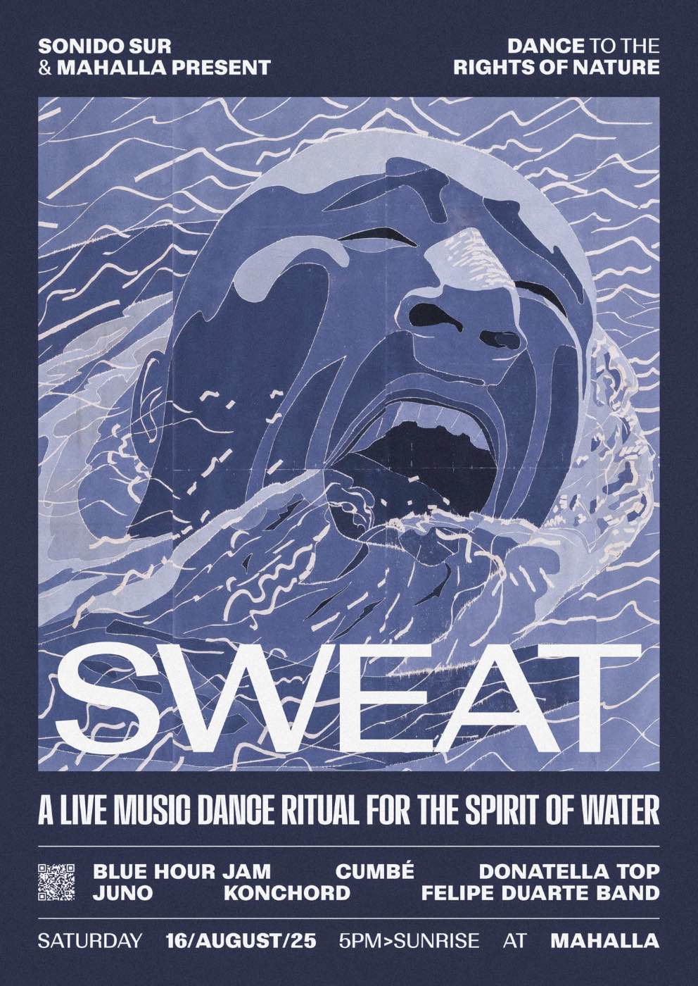 Event image for SWEAT — A Live Music Dance Ritual for the Spirit of Water