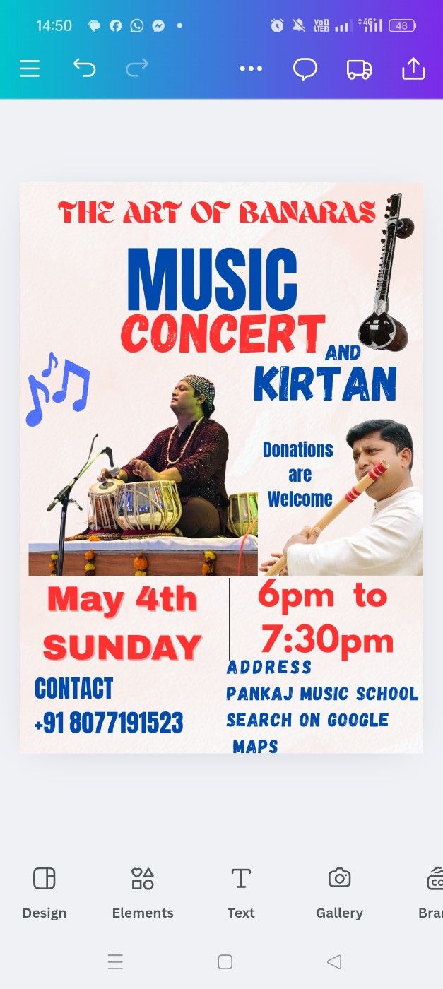 Event image for Concert and Kirtan