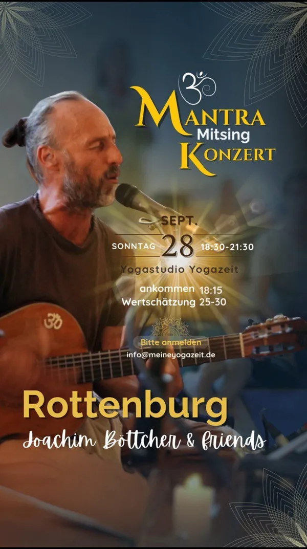 Event image for Mantra Mitsing Konzert - Kirtan / Joachim Böttcher and Friends