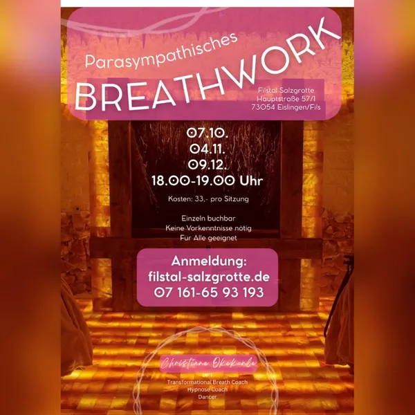 Event image for Parasympathisches BREATHWORK in der Filstal Salzgrotte, Eislingen/Fils