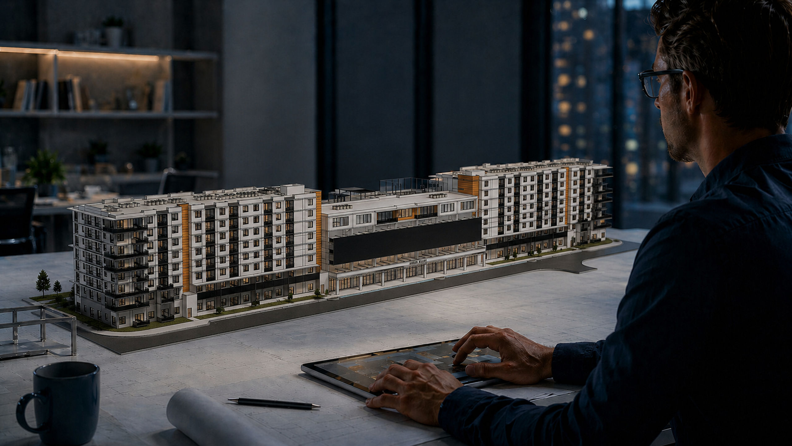 3D BIM model created in Revit by Proystudio