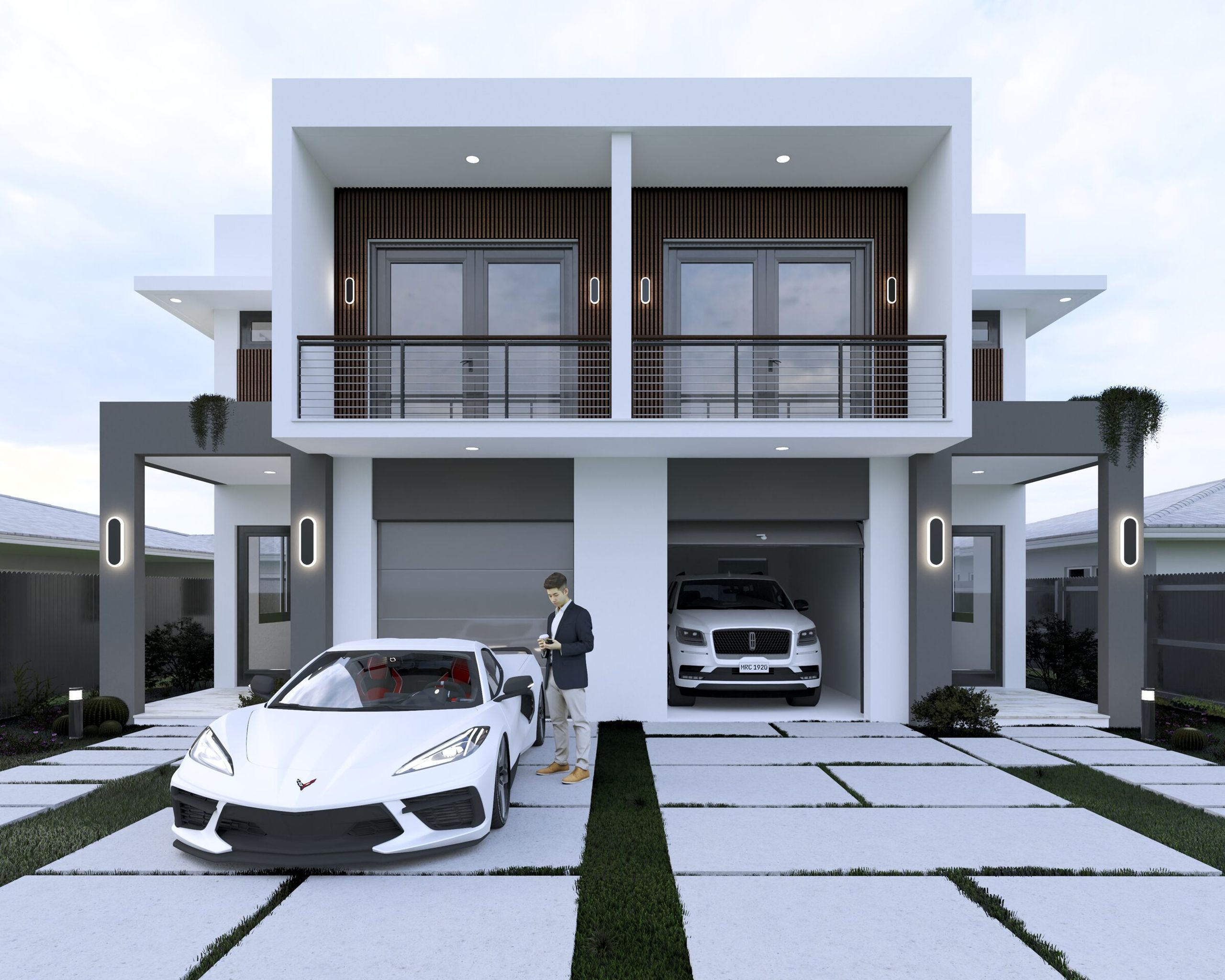 Contemporary Duplex Residence