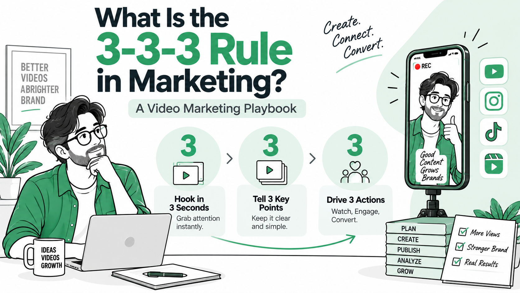 What Is the 3-3-3 Rule in Marketing? A Video Marketing Playbook