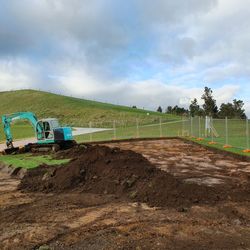 Stockpiling topsoil