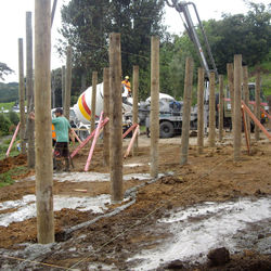 Sustainable pole house, Whangamata