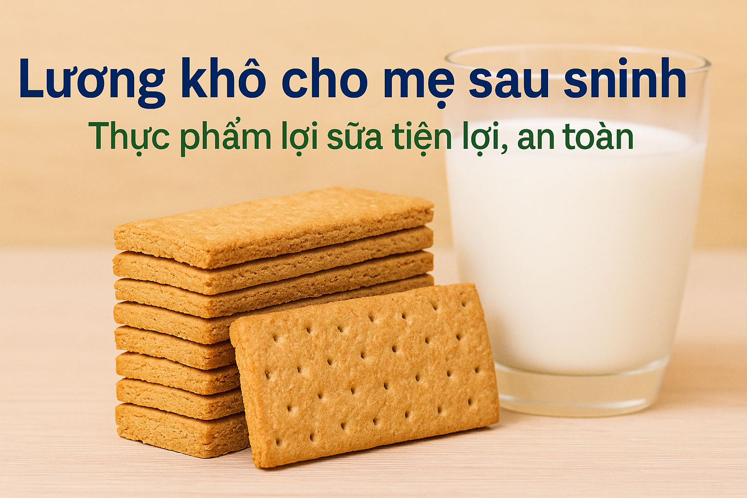 Lương khô cho mẹ sau sinh